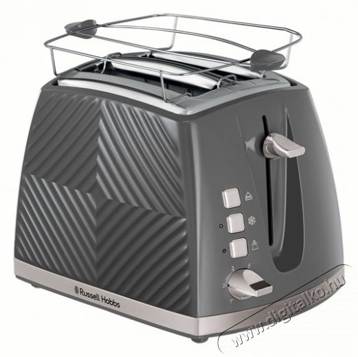 Russell Hobbs 26392-56/RH Groove szürke kenyérpirító Konyhai termékek - Konyhai kisgép (sütés / főzés / hűtés / ételkészítés) - Kenyérpirító - 455760