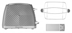 Russell Hobbs 26392-56/RH Groove szürke kenyérpirító Konyhai termékek - Konyhai kisgép (sütés / főzés / hűtés / ételkészítés) - Kenyérpirító - 455760