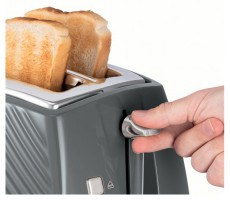 Russell Hobbs 26392-56/RH Groove szürke kenyérpirító Konyhai termékek - Konyhai kisgép (sütés / főzés / hűtés / ételkészítés) - Kenyérpirító - 455760