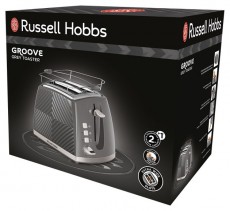 Russell Hobbs 26392-56/RH Groove szürke kenyérpirító Konyhai termékek - Konyhai kisgép (sütés / főzés / hűtés / ételkészítés) - Kenyérpirító - 455760