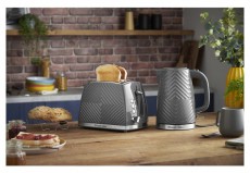 Russell Hobbs 26392-56/RH Groove szürke kenyérpirító Konyhai termékek - Konyhai kisgép (sütés / főzés / hűtés / ételkészítés) - Kenyérpirító - 455760