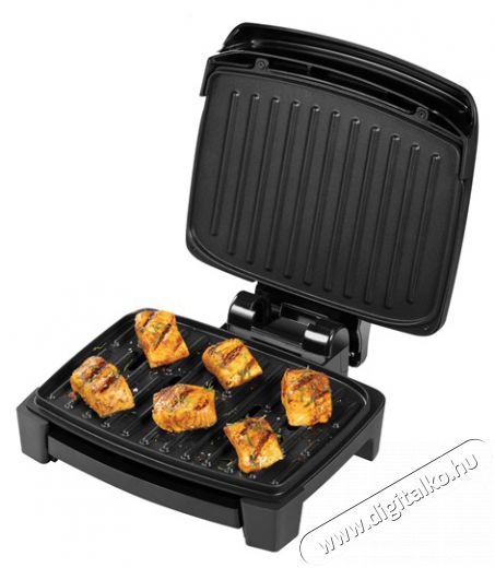 Russell Hobbs George Foreman 28300-56/GF Immersa Grill Small fekete kontaktgrill Konyhai termékek - Konyhai kisgép (sütés / főzés / hűtés / ételkészítés) - Kontakt grill sütő / sütőlap - 497844