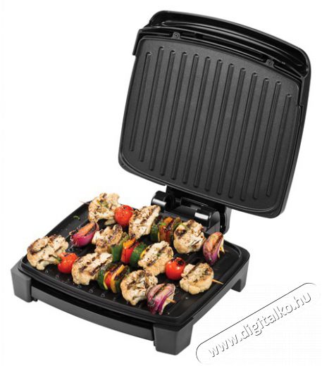 Russell Hobbs George Foreman 28310-56/GF Immersa Grill Medium fekete kontaktgrill Konyhai termékek - Konyhai kisgép (sütés / főzés / hűtés / ételkészítés) - Kontakt grill sütő / sütőlap - 497845