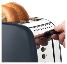 Russell Hobbs 26552-56/RH Colours Plus szürke 2 szeletes kenyérpirító Konyhai termékek - Konyhai kisgép (sütés / főzés / hűtés / ételkészítés) - Kenyérpirító - 500572