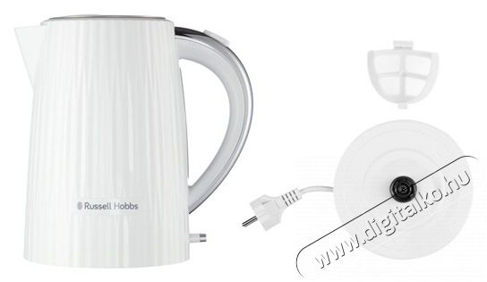 Russell Hobbs 27360-70/RH Eden 1,7L-es feh&eacute;r v&iacute;zforral&oacute; Konyhai term&eacute;kek - V&iacute;zforral&oacute; / teafőző - 502155