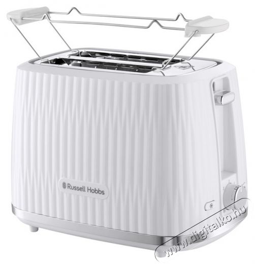 Russell Hobbs 27370-56/RH Eden fehér 2 szeletes kenyérpirító Konyhai termékek - Konyhai kisgép (sütés / főzés / hűtés / ételkészítés) - Kenyérpirító - 502362