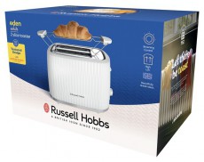 Russell Hobbs 27370-56/RH Eden fehér 2 szeletes kenyérpirító Konyhai termékek - Konyhai kisgép (sütés / főzés / hűtés / ételkészítés) - Kenyérpirító - 502362