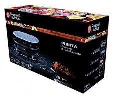 Russell Hobbs 21000-56 Fiesta raclette 8 személyes Konyhai termékek - Konyhai kisgép (sütés / főzés / hűtés / ételkészítés) - Kontakt grill sütő / sütőlap - 298337