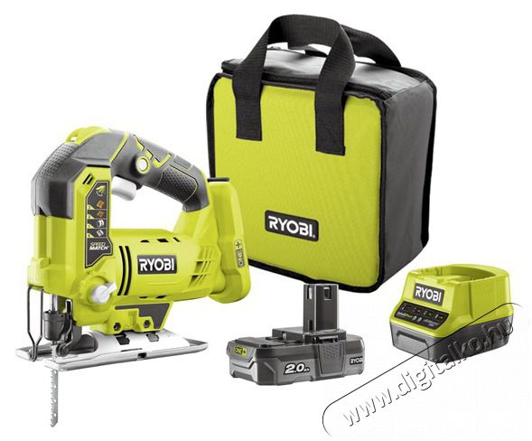 Ryobi R18JS-120S 18 V (1x2.0Ah) szúrófűrész Háztartás / Otthon / Kültér - Szerszám - Kör / dekopír / szúró fűrész - 414522