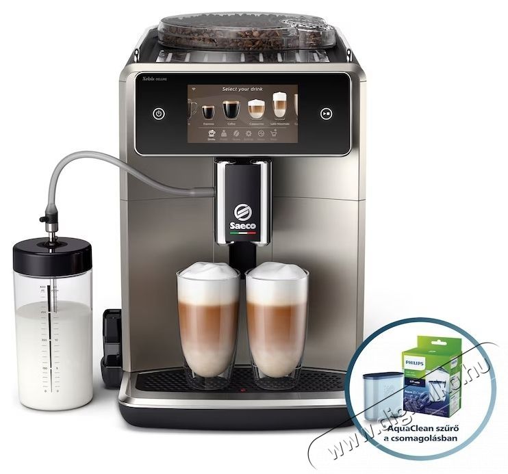 Saeco Xelsis Deluxe SM8782/30 eszpressz&oacute; k&aacute;v&eacute;g&eacute;p Konyhai term&eacute;kek - K&aacute;v&eacute;főző / k&aacute;v&eacute;&ouml;rlő / kieg&eacute;sz&iacute;tő - Pressz&oacute; k&aacute;v&eacute;főző - 534768