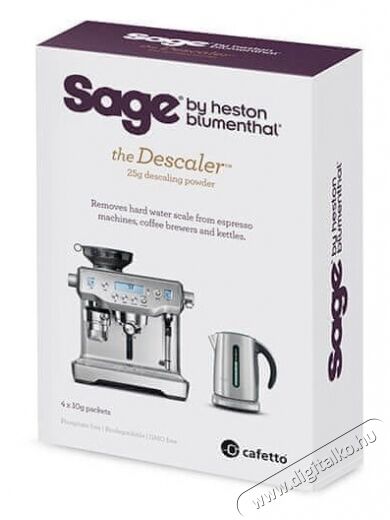 Sage BES007UK vízkőoldó Konyhai termékek - Kávéfőző / kávéörlő / kiegészítő - Filter / tisztító / vízkőmentesítő - 345959