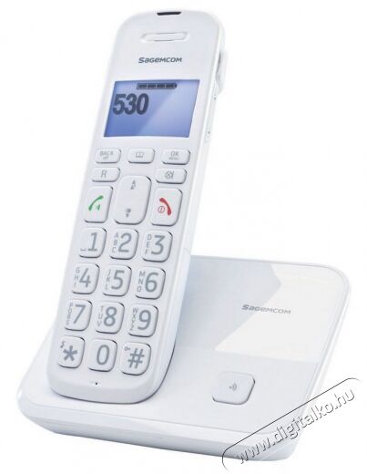 Sagem D530 vezeték nélküli DECT telefon (telefon időseknek, nagy gomb, nagy kijelző) Mobil / Kommunikáció / Smart - DECT / cordless telefon - 258856