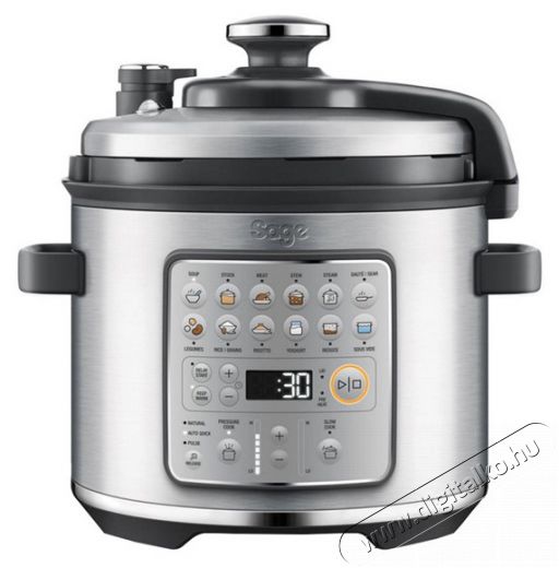 Sage SPR680BSS inox lassúfőző és sous vide edény Konyhai termékek - Edény - Gyorsforraló - 414699
