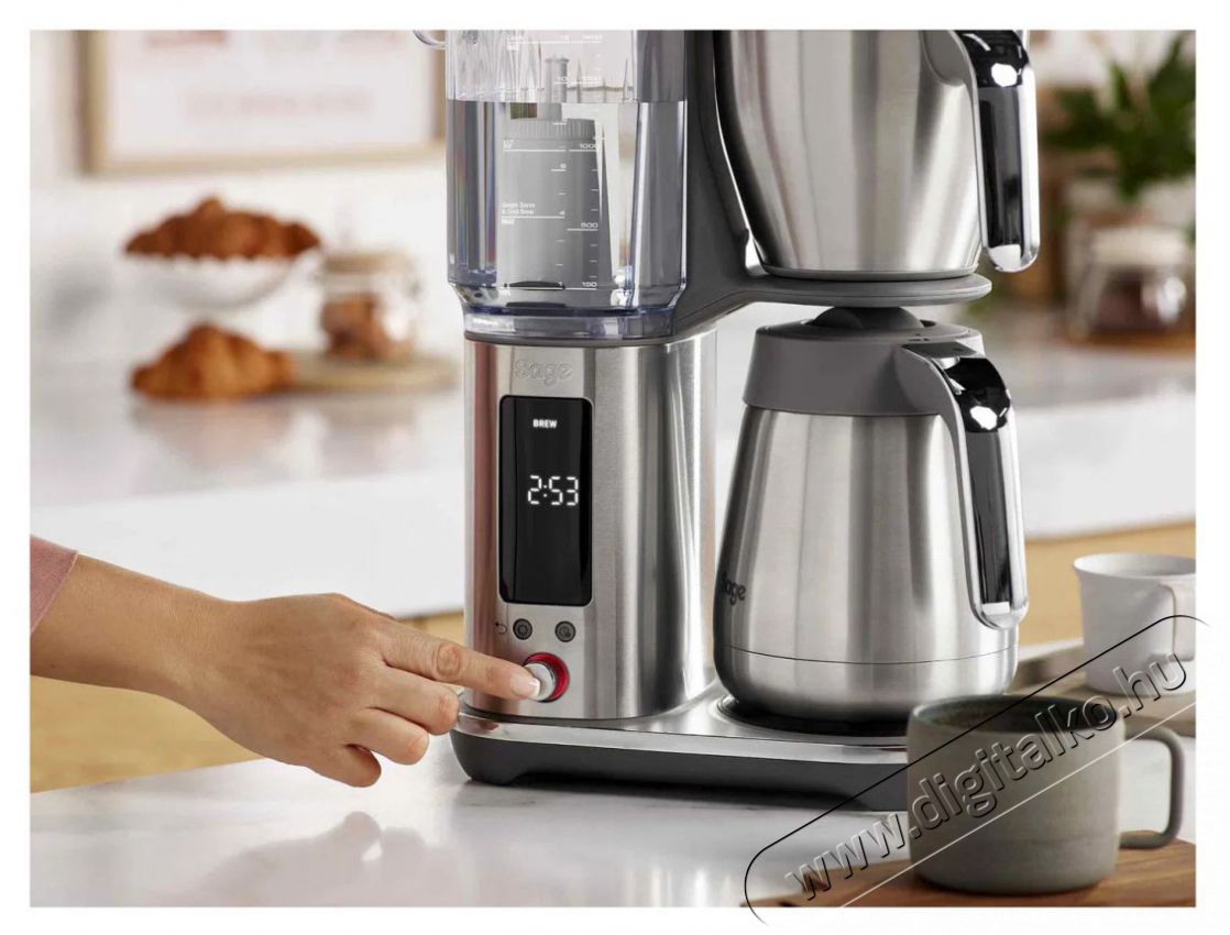 Sage SDC465BSS Konyhai term&eacute;kek - K&aacute;v&eacute;főző / k&aacute;v&eacute;&ouml;rlő / kieg&eacute;sz&iacute;tő - Filteres k&aacute;v&eacute;főző - 529977