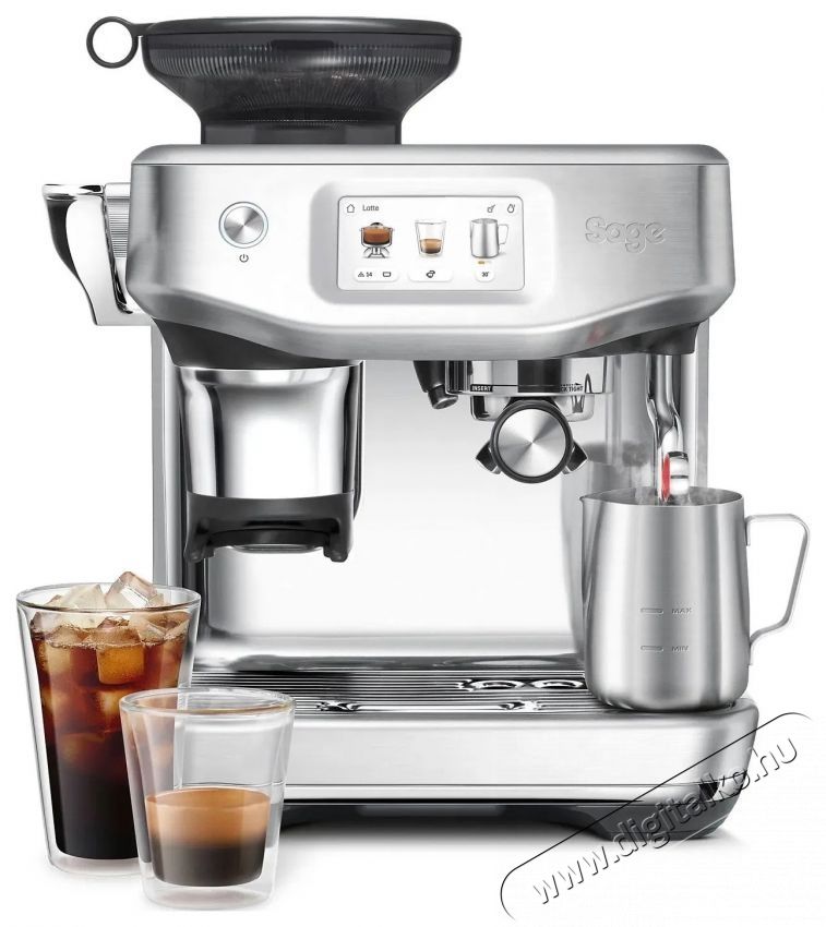 Sage SAGE SES882BSS Espresso k&aacute;v&eacute;főző Konyhai term&eacute;kek - K&aacute;v&eacute;főző / k&aacute;v&eacute;&ouml;rlő / kieg&eacute;sz&iacute;tő - Pressz&oacute; k&aacute;v&eacute;főző - 531586