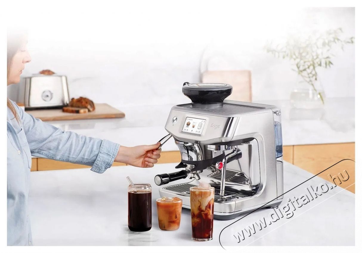 Sage SAGE SES882BSS Espresso k&aacute;v&eacute;főző Konyhai term&eacute;kek - K&aacute;v&eacute;főző / k&aacute;v&eacute;&ouml;rlő / kieg&eacute;sz&iacute;tő - Pressz&oacute; k&aacute;v&eacute;főző - 531586