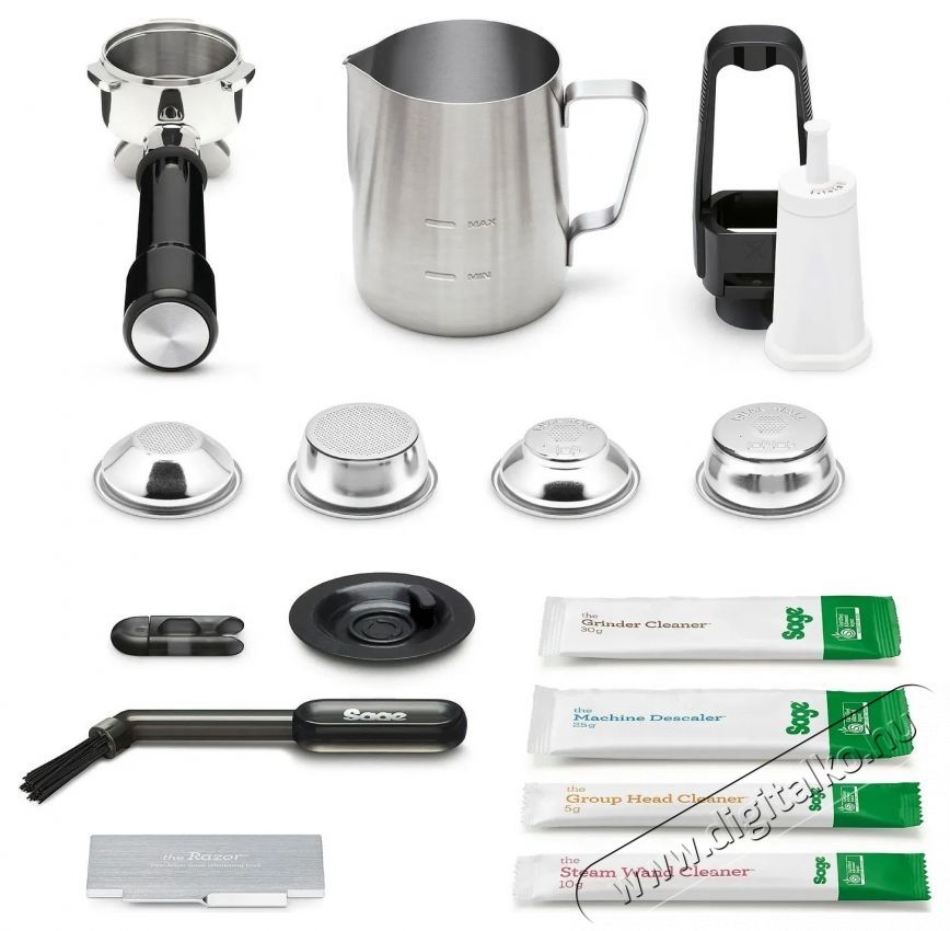 Sage SAGE SES882BSS Espresso k&aacute;v&eacute;főző Konyhai term&eacute;kek - K&aacute;v&eacute;főző / k&aacute;v&eacute;&ouml;rlő / kieg&eacute;sz&iacute;tő - Pressz&oacute; k&aacute;v&eacute;főző - 531586