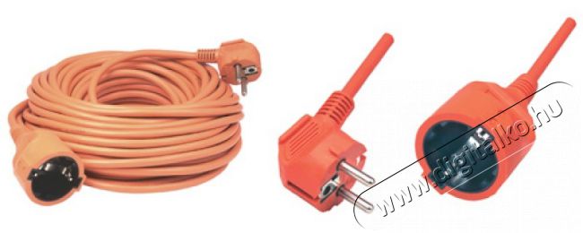 SAL Somogyi Home NV2-10/OR hosszabbító Háztartás / Otthon / Kültér - Világítás / elektromosság - Hálózati elosztó / hosszabbító / adapter - 297208
