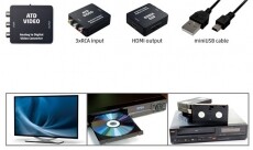SAL Somogyi ATD VIDEO RCA - HDMI analóg-digitális video átalakító Tv kiegészítők - Kábel / csatlakozó - Csatlakozó / elosztó / átalakító - 368114