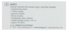 SAL Somogyi HG AP 13 konyhai aprító Konyhai termékek - Konyhai kisgép (előkészítés / feldolgozás) - Aprító / daráló - 314799