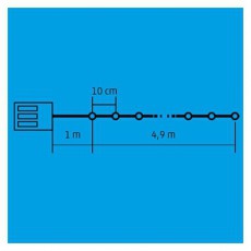 SAL Somogyi MLC 58/M LED-es mini fényfüzér Háztartás / Otthon / Kültér - Világítás / elektromosság - Led szalag / fényfüzér - 383988