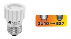 SAL Somogyi GU10/E27 foglalat átalakító adapter Háztartás / Otthon / Kültér - Világítás / elektromosság - E14 foglalatú izzó - 410250