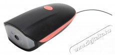 SAL Somogyi BV 18R LED-es tölthető piros/fekete kerékpárlámpa kürttel Háztartás / Otthon / Kültér - Világítás / elektromosság - Kerékpárlámpa - 404501