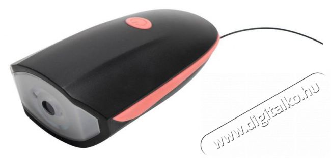 SAL Somogyi BV 18R LED-es tölthető piros/fekete kerékpárlámpa kürttel Háztartás / Otthon / Kültér - Világítás / elektromosság - Kerékpárlámpa - 404501