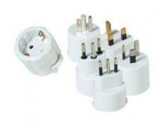 SAL Somogyi Home AC 05 utazó adapter szett Háztartás / Otthon / Kültér - Világítás / elektromosság - Hálózati elosztó / hosszabbító / adapter - 297197