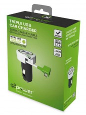 SAL Somogyi 3.100110 autós tripla USB töltő (2USB + MicroUSB) Mobil / Kommunikáció / Smart - Mobiltelefon kiegészítő / tok - Hálózati-, autós töltő - 336713