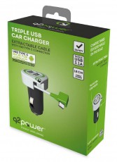 SAL Somogyi 3.100130 autós tripla USB töltő (2USB + USB Type-C) Mobil / Kommunikáció / Smart - Mobiltelefon kiegészítő / tok - Hálózati-, autós töltő - 336714
