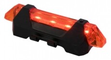 SAL Somogyi BV 14/RD LED-es tölthető kerékpárlámpa - piros Háztartás / Otthon / Kültér - Világítás / elektromosság - Kerékpárlámpa - 319530