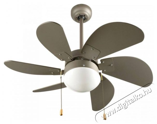 SAL Somogyi CF 761 L Mennyezeti ventilátor, szürke, 76 cm, 50 W Újdonságok - Új termékek - 331599
