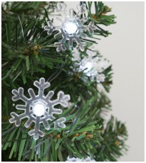 SAL Somogyi DECO 1 Dekoráció szett, hópehely, 50 db Háztartás / Otthon / Kültér - Világítás / elektromosság - Hangulat teremtő világítás - 329386