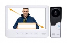 SAL Somogyi Somogyi DPV26 videó kaputelefon LCD betéri monitorral - fehér Háztartás / Otthon / Kültér - Lakásfelszerelés - Csengő - 351401