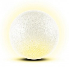 SAL Somogyi EVA gömb dekoráció, 1 melegfehér LED, 12 cm Újdonságok - Új termékek - 329412