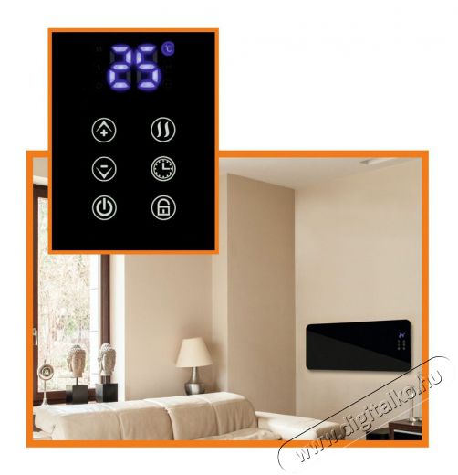 SAL Somogyi FK 360 BK elektromos fűtőpanel Újdonságok - Új termékek - 343092