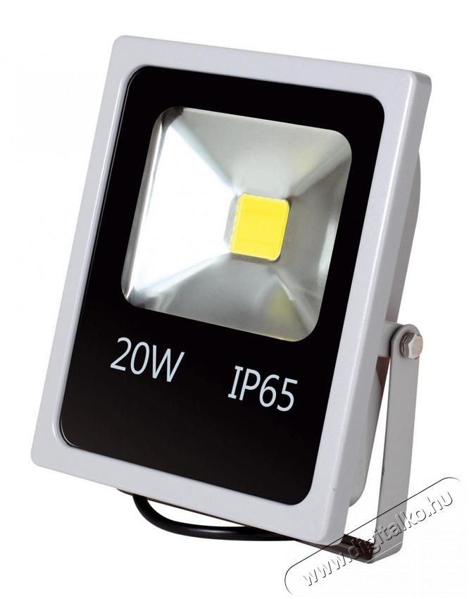 SAL Somogyi FL20LED/G 20 W LED fényvető, lapos, szürke, 1700 lm, 4500 K Újdonságok - Új termékek - 344230