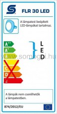 SAL Somogyi FL 30 LED/G Újdonságok - Új termékek - 341524