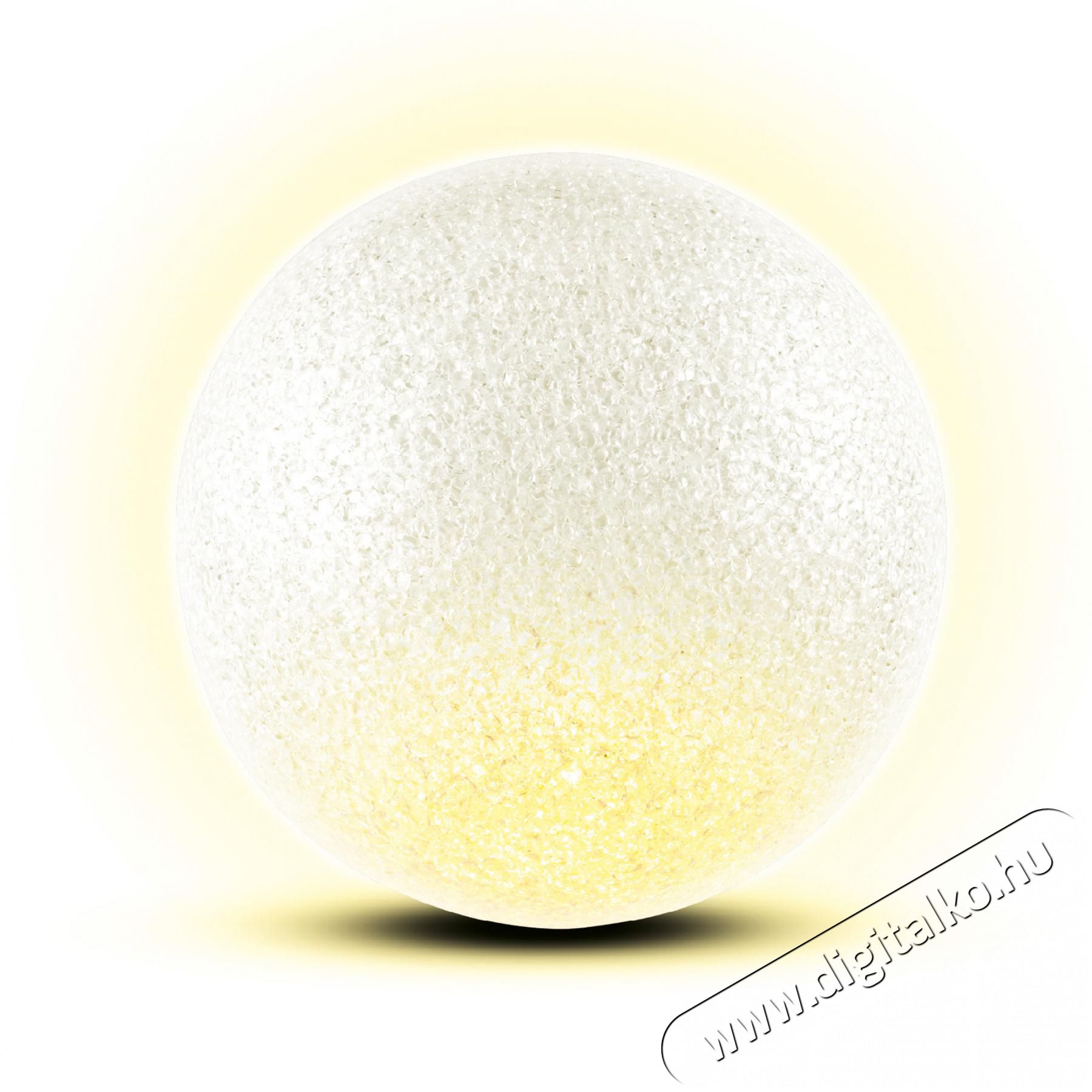 SAL Somogyi GLE 15 LED-es gömb dekoráció 15cm - meleg fehér Háztartás / Otthon / Kültér - Világítás / elektromosság - Hangulat teremtő világítás - 332530