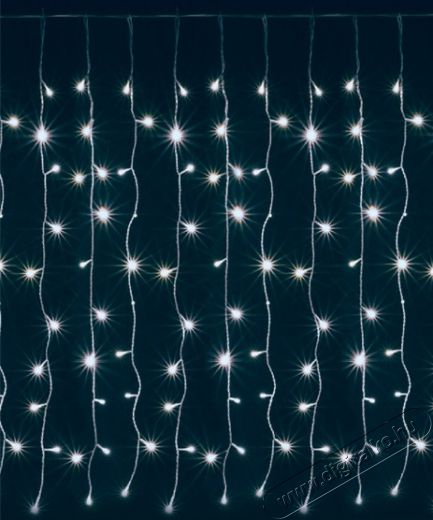 SAL Somogyi KAF 210LC kültéri/2 m x 1 m/210 db hidegfehér LED-es fényfüggöny Háztartás / Otthon / Kültér - Világítás / elektromosság - Hangulat teremtő világítás - 368246