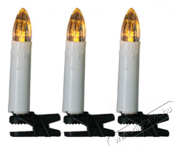 SAL Somogyi KI 30L LED-es gyertya fényfüzér, 30 gyertya Háztartás / Otthon / Kültér - Világítás / elektromosság - Led szalag / fényfüzér - 334023