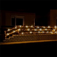 SAL Somogyi KKL200F/WH LED-es sziporkázó fényfüzér, meleg-/hideg fehér, 200 LED, kültéri Újdonságok - Új termékek - 344284