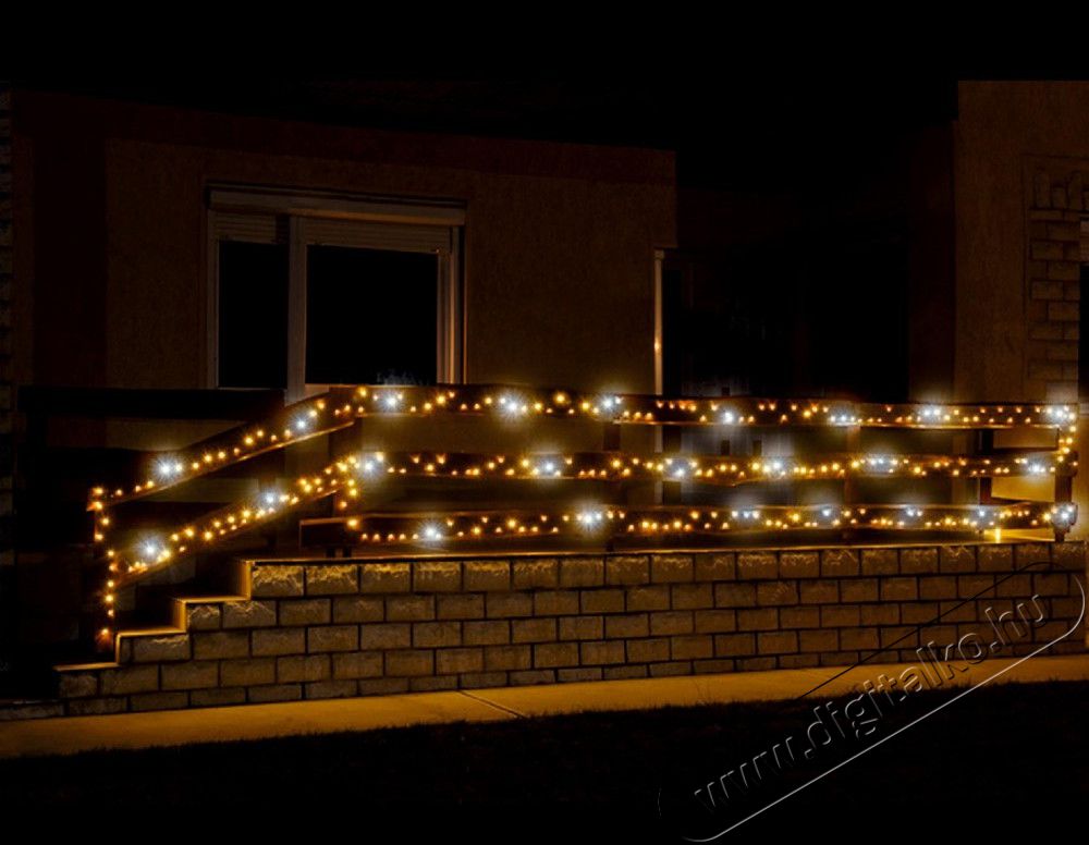 SAL Somogyi KKL500F/WH LED-es sziporkázó fényfüzér, meleg-/hideg fehér, 500 LED, kültéri Újdonságok - Új termékek - 344286