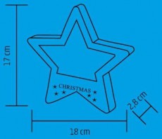SAL Somogyi KLW 17 R csillag rénszarvasmeleg fehér fa LED-es ablak és ajtódísz Háztartás / Otthon / Kültér - Világítás / elektromosság - Hangulat teremtő világítás - 368215