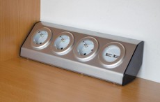 SAL Somogyi KNV 03/USB 3-as + 2x USB szerelhető konyhai elosztó Újdonságok - Új termékek - 368251