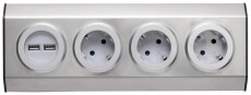 SAL Somogyi KNV 03/USB 3-as + 2x USB szerelhető konyhai elosztó Újdonságok - Új termékek - 368251
