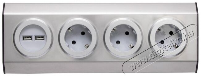 SAL Somogyi KNV 03/USB 3-as + 2x USB szerelhető konyhai elosztó Újdonságok - Új termékek - 368251
