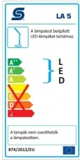 SAL Somogyi LA5 LED asztali lámpa Háztartás / Otthon / Kültér - Világítás / elektromosság - Asztali lámpa - 319958