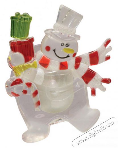 SAL Somogyi KID 324 LED-es ablakdísz, hóember Háztartás / Otthon / Kültér - Világítás / elektromosság - Hangulat teremtő világítás - 329584